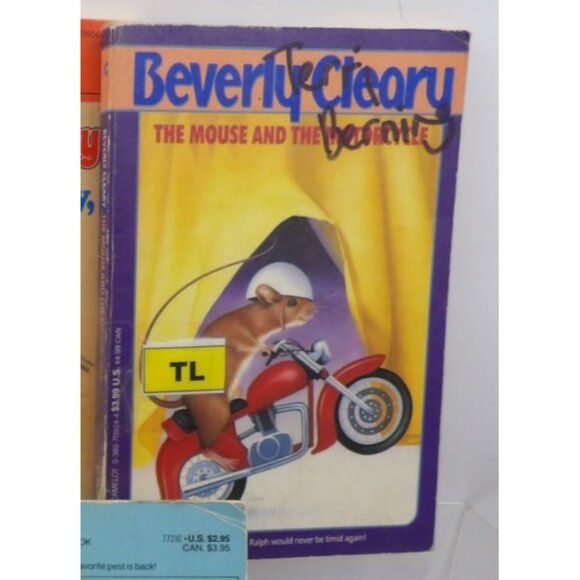 Beverly Cleary Paperback Set Of 5 Books - Ramona Forever Henry & Ribsy The Mouse - Picture 6 of 6